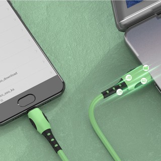 [disponible en inventario] Cable de datos Flexible de silicón suave para Macaron/carga rápida/Cable de carga USB para Android/Micro USB (9)