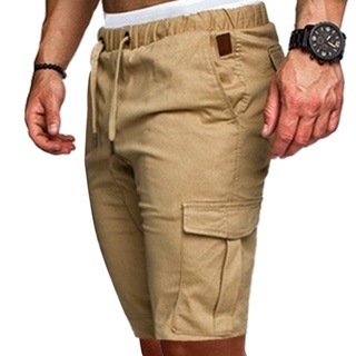 nueva moda de los hombres pantalones cortos sueltos casual delgado cinturón de verano casual pantalones cortos (7)