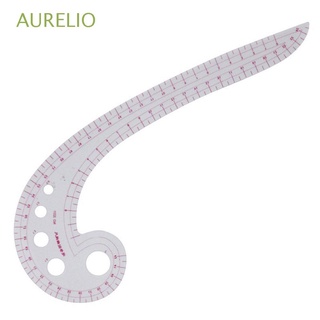 AURELIO Comma Shaped Measure Ruler Clothing Spline Design French Curve Ruler Pattern Making for Dressmaking Tailor Grading Long Plastic Metric Practical Sewing Tool/Multicolor