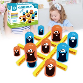 Juego De mesa gobblers Titic-Tac-Toe juego De juego De juguetes Educativos interactivos regalo Para niños