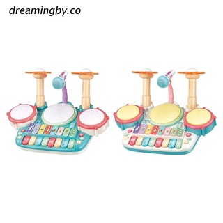 dreamingby.co instrumento musical infantil juguete electrónico piano teclado xilófono tambor juguetes