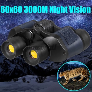 60x60 Visión Nocturna Optica Binoculares Telescopio HD Alta Claridad 3000M