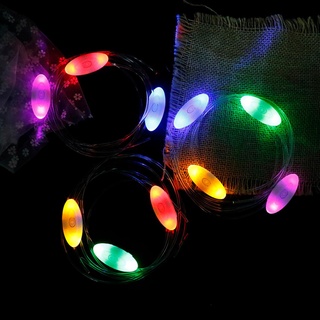 Blingflash colorido LED Flash luz zapatos cordones fiesta Disco zapatos correa brillo palo cordones MY