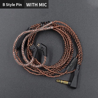 kz zsx zst zsn zs10 pro zsn pro auriculares cable de micrófono de 2 pines cable de actualización de auriculares cable original e10