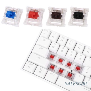 SALESGIRL Outemu 3Pin Switches black red brown blue SMD LED Switch for Mechanical Keyboard fit for Cherry MX Gateron replacement DIY