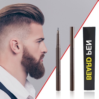 Lápiz de barba, lápiz de barbacoa y cepillo macho forma de reparación del bigote, mejora efectiva