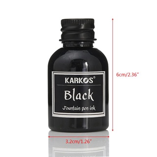 Dark 1 botella de tinta pura colorida 30 ml pluma estilográfica tinta recarga tintas papelería escuela (8)