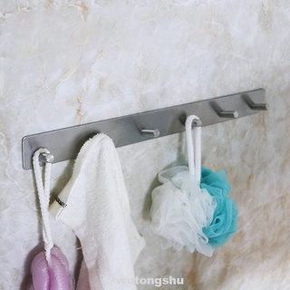 6 ganchos para el hogar montado en la pared bolsa de baño de servicio pesado toalla ropa entrada abrigo bastidores