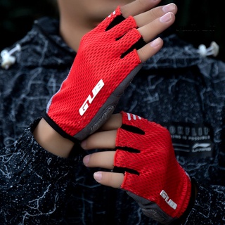 GUB 1 par de guantes de medio dedo resistentes al desgaste transpirables deportivos para montar bicicleta (2)