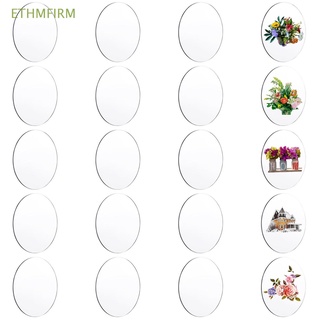 ETHMFIRM 20 Pieces Home decor Transparent Crafts Round Shape Clear Acrylic Sheet DIY Smooth Thick Water Resistant Circle