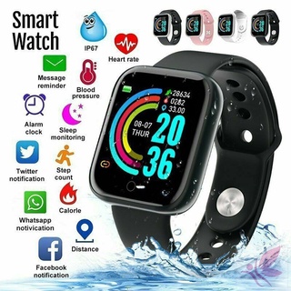 Promoción producto nuevo brazalete inteligente Y68/D20S pulsera inteligente frecuencia cardiaca/reloj de presión arterial/Bluetooth deportivo para presen/reloj inteligente Bluetooth con monitor de fitness