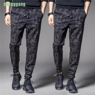 Pantalones de camuflaje para hombre/pantalones deportivos/pantalones deportivos de longitud completa para hombre (1)