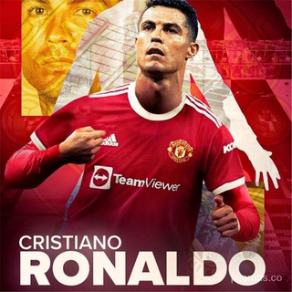 Welcome Home Ronaldo # 7 Manchester United 2021-Camiseta De Fútbol 2022 Versión BgZ8