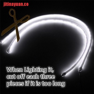 [jitinayuan] tira de tubo LED Flexible DRL de 30 cm luces de circulación diurna Pa (4)
