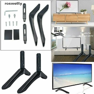 roswetty universal 32-65" soporte de montaje de tv tv plana pantalla lcd soporte de mesa para lg vizio tv co (1)