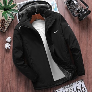 ! ¡Nike! El nuevo ocio cómodo Bomber chaqueta Denim chaqueta de cuero chaqueta (4)