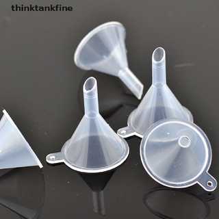 thco 10PCS Cute Small Plastic For Perfume Diffuser Bottle Mini Liquid Oil Funnels Lab Martijn