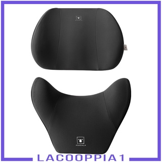 [LACOOPPIA1] Reposacabezas y soporte Lumbar para respaldo, almohadilla para coche, comodidad Universal, cuello y espalda y cojines de apoyo Lumbar para silla de oficina, hogar