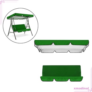 juego de toldos oscilantes para muebles con cubierta de asiento para patio trasero