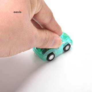[ESIC] 1 Pcs Pull Back Car Vehicle Toys Gifts Children Kids Transparent Mini Car Toy FGH