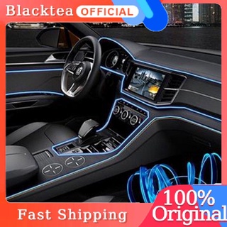 [g18] tira de luz interior del coche de 3 m 12v led luces frías flexibles de neón auto tira de luz @blacktea (4)