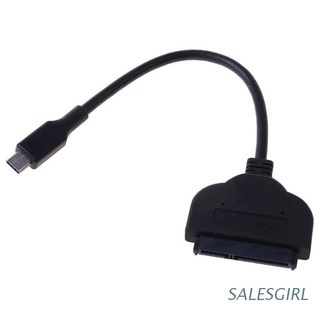 SALESGIRL USB 3.1 Type C to Sata Hard Disk Adapter Cable HDD SSD USB Converter Wire Core for 2.5 Inches Laptop Computer