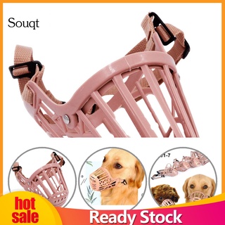 sq- cesta de plástico ajustable para mascotas/perros/gatos/diseño de cesta anti morder