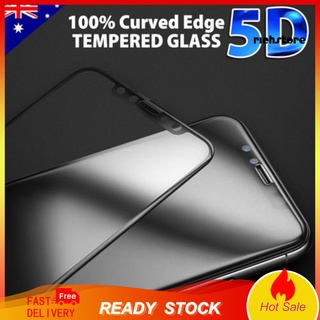 <richstore> protector de pantalla de vidrio templado protector de pantalla 5d película de cubierta completa para apple iphone x (10)