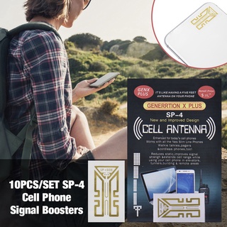 10pcs sp-4 al aire libre teléfono celular mejora de señal amplificador 4g antena amplificador de señal pegatinas para teléfonos apple android (5)