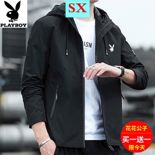playboy plus chaqueta de terciopelo para hombre otoño e invierno versión coreana de la tendencia de deportes casuales ropa de invierno chaquetas para hombre