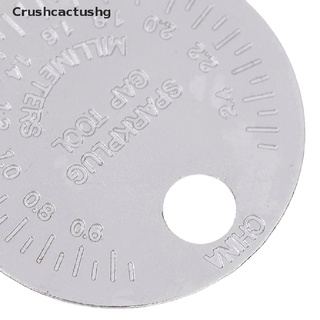[crushcactushg] bujía medidor de brecha herramienta de medición tipo moneda 0.6-2.4 mm rango bujía gage venta caliente (4)