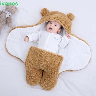 IVANES Soft Baby Envolver 7 Colores Saco De Dormir Mantas Bebé Ropa De Cama Recién Nacido Invierno Algodón Unisex/Multicolor