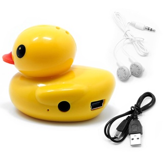 Un lindo pato USB Mini reproductor de música MP3 Digital compatible con tarjeta Micro SD TF de 32 gb