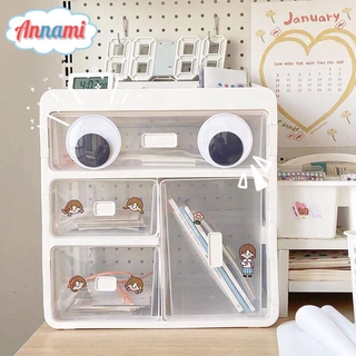 Annami 2 pzs pegatinas de ojos 3D Ins lindo imán para nevera caja de almacenamiento de pared decoración de maleta