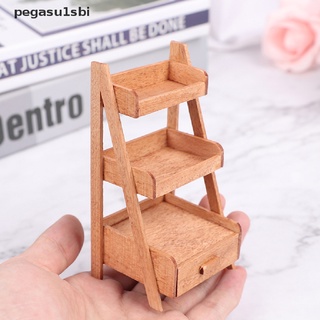 pegasu1sbi 1:12 escala casa de muñecas mini estante de madera soporte de flores casa de muñecas muebles modelo de juguete caliente