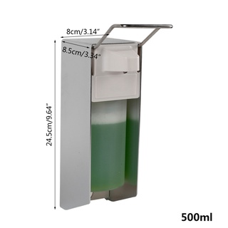 isinfectant Dispensador 500/1000 ml Bomba De Plástico De Palanca Corta-De Aluminio