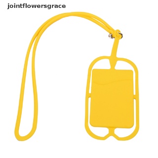 jgco 1pc silicona cordón caso cubierta titular sling collar correa de muñeca para teléfono celular grace (4)