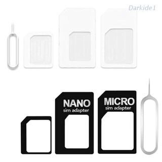 Convertidor Nano tarjeta Sim 4 en 1 oscuro a Micro Adaptador estándar Para Iphone Para Samsung 4g Lte Usb router inalámbrico