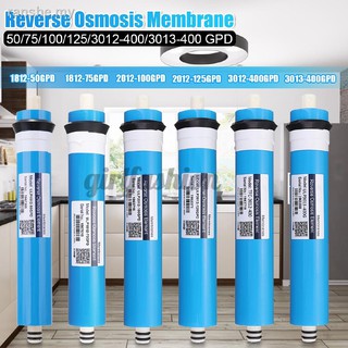 50-125Gpd hogar membrana reemplazo RO sistema de agua de ósmosis inversa filtro azul