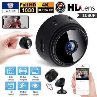 Mini A9 1080P/720P Full HD cámara de visión nocturna oculta pequeña inalámbrica WIFI seguridad hogar vigilancia espía IP videocámara