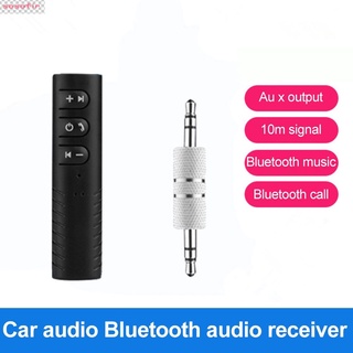 hot Manos Libres Bluetooth compatible Con El Coche Kit Automático De 3.5 Mm Jack Música Inalámbrica MP3 Adaptador De Audio Receptor Para Auriculares fawe