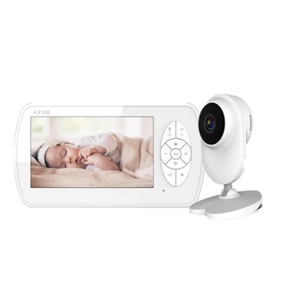 cámara de seguridad inalámbrica 4.3 pulgadas pantalla bebé monitor enchufe ee.uu.