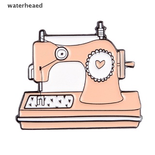 （waterheaed） Cute Enamel Sewing Machine Lapel Collar Pin Corsage Brooch Women Jewelry Gift On Sale