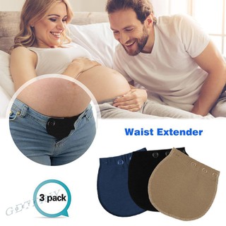 maternidad embarazo cintura cinturón ajustable elástico cintura extensor botón