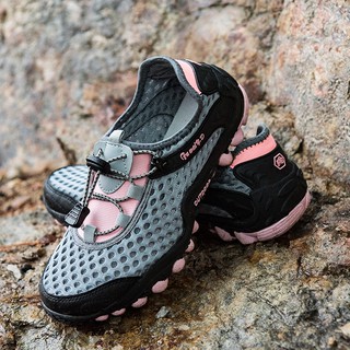 Las mujeres zapatos de senderismo escalada impermeable al aire libre femenino deporte montaña 35-40