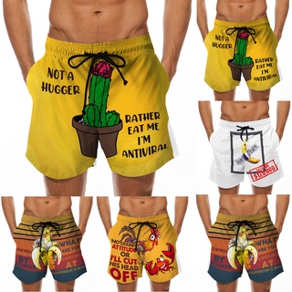 [GCEI] hombres cordón especial polla impresión cerveza Festival playa Casual pantalones cortos pantalón