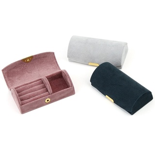 caja portátil de cuero para almacenamiento de joyas/cosméticos/maquillaje/paquete multifuncional