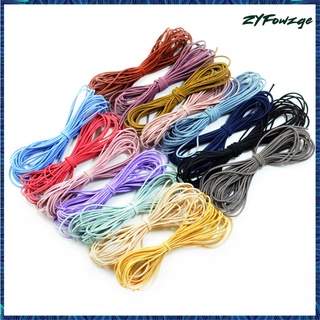 Elastic Cord 2mm Size Perfect for Jewelry Making Colorful Elastic Covered Great for Crafts, Hair Ties and Home Uses