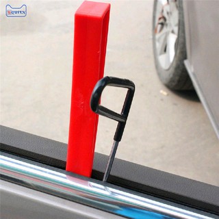 Uq| Bomba de aire de plástico rojo cuña puertas de ventana de coche herramientas de entrada de emergencia