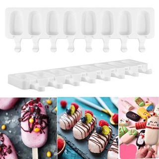 Molde de helado congelado de 8 cavidades, bricolaje, paletas, jugos, yogur, Lolly, molde MeetSellMall